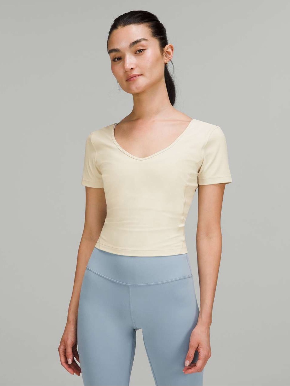 Lululemon Align T-Shirt in White Opal Size 6